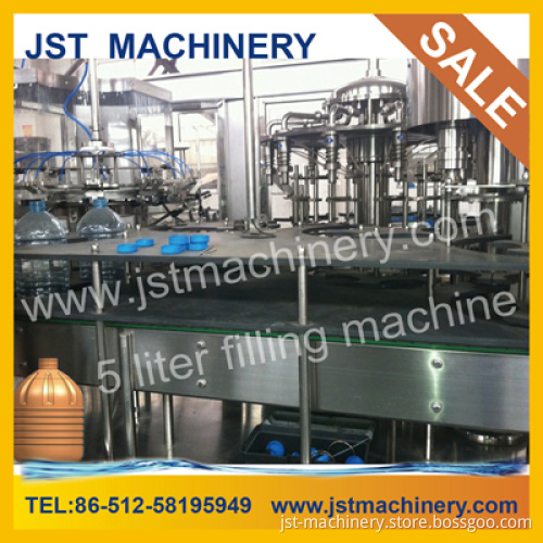 Three in One Automatic 5 Liter Water Filling Machine for 1200bph